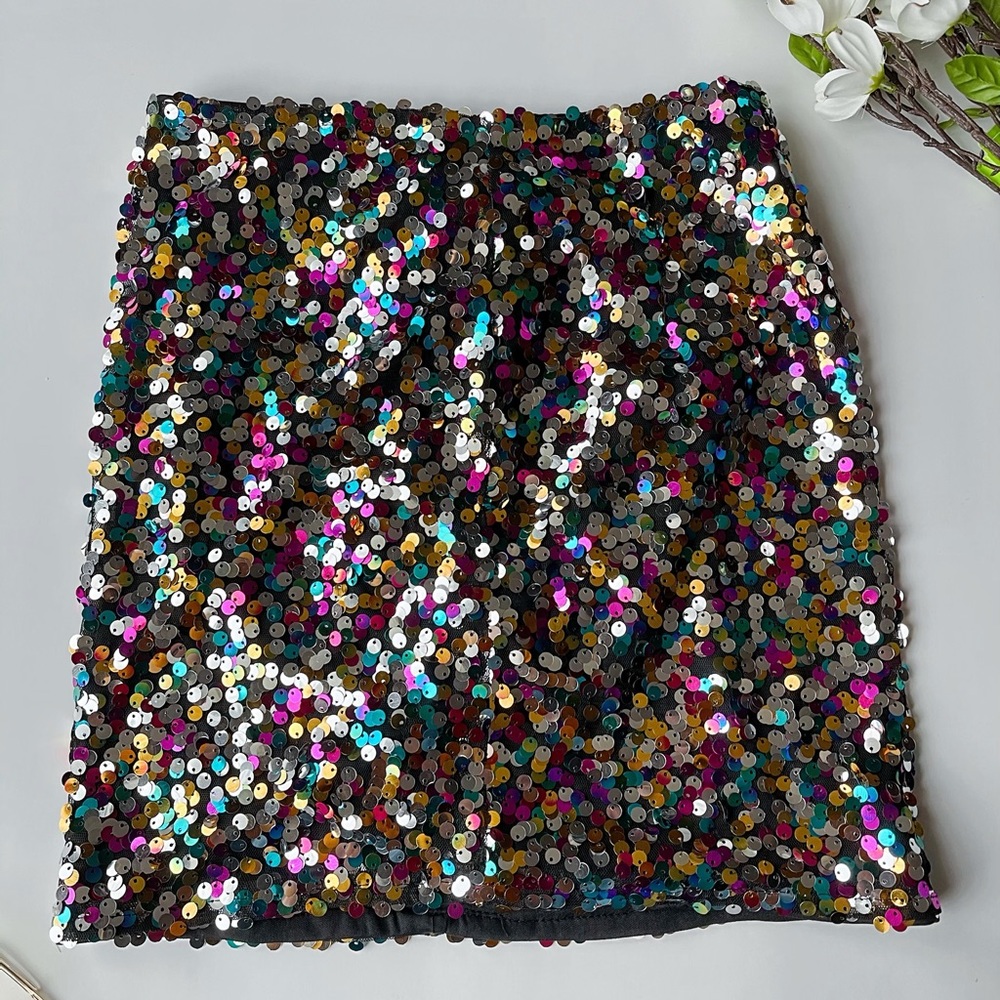 Colorful Sequin Skirt Size XS
